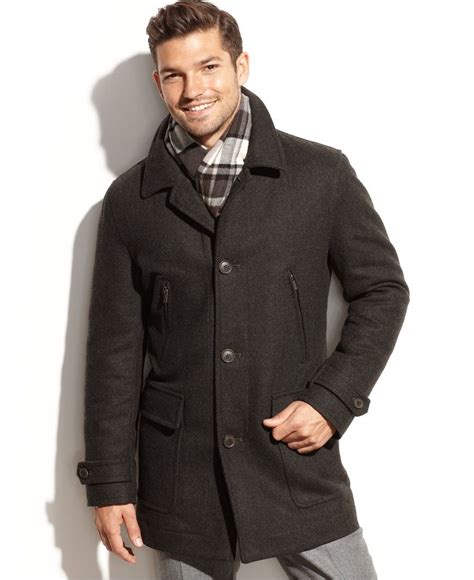 michael kors red wool coat|Michael Kors men's wool coat.